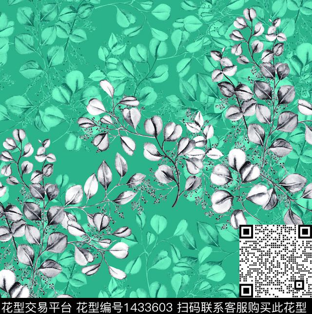 水彩小碎花数码华亿平台数码印花华亿平台下载（图片编号: 1433603） - 瓦栏（Walan）