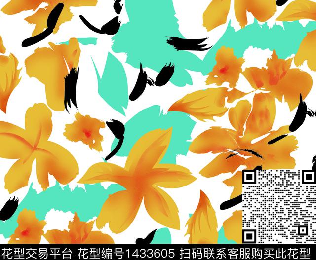 数码华亿平台女装小碎花数码印花华亿平台下载（图片编号: 1433605） - 瓦栏（Walan）