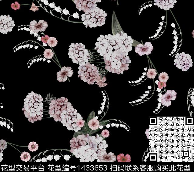 民族花卉民族风花卉传统印花华亿平台下载（图片编号: 1433653） - 瓦栏（Walan）