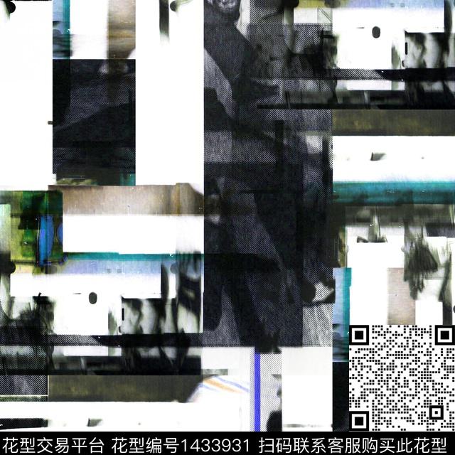 报纸混合拼接2022新品数码印花华亿平台下载（图片编号: 1433931） - 瓦栏（Walan）