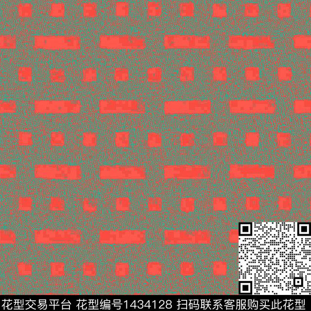 几何格子抽象数码印花华亿平台下载（图片编号: 1434128） - 瓦栏（Walan）