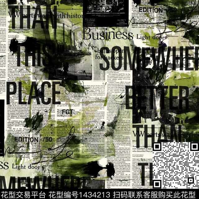 YOHJIYAMAMOTO大牌风报纸数码印花华亿平台下载（图片编号: 1434213） - 瓦栏（Walan）