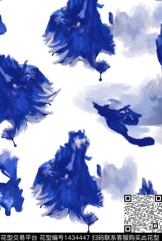 数码华亿平台连衣裙渐变数码印花华亿平台下载（图片编号: 1434447） - 瓦栏（Walan）