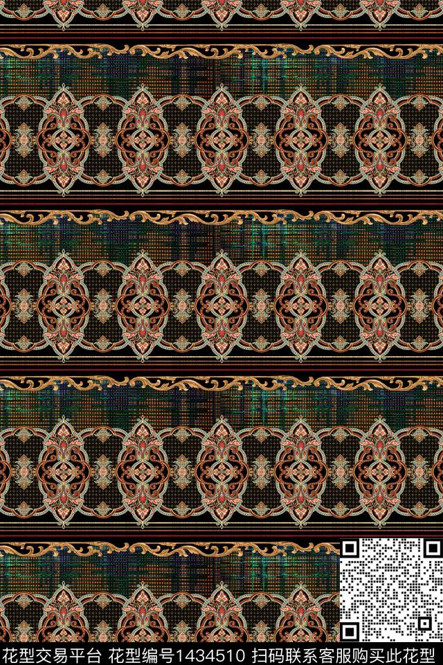 女装民族风中老年数码印花华亿平台下载（图片编号: 1434510） - 瓦栏（Walan）