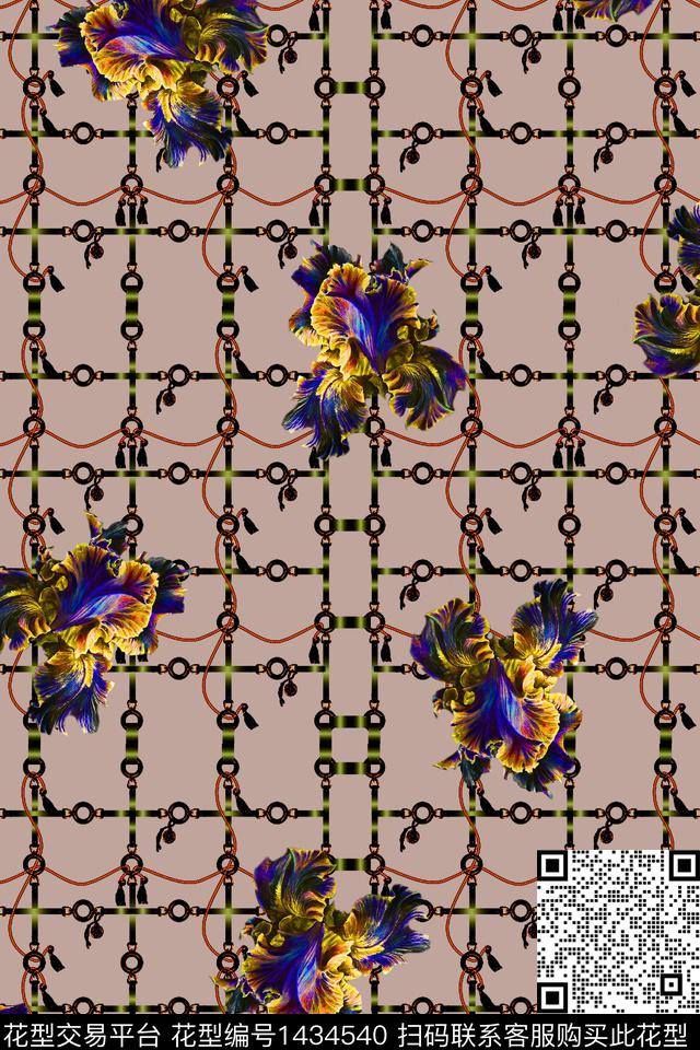 女装花卉中老年数码印花华亿平台下载（图片编号: 1434540） - 瓦栏（Walan）