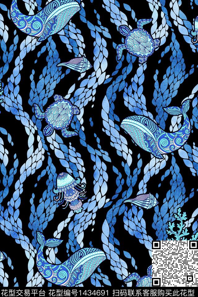 民族风鱼传统华亿平台传统印花华亿平台下载（图片编号: 1434691） - 瓦栏（Walan）