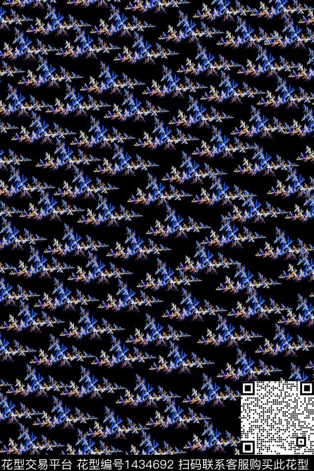 抽象连续满版散花数码印花华亿平台下载（图片编号: 1434692） - 瓦栏（Walan）