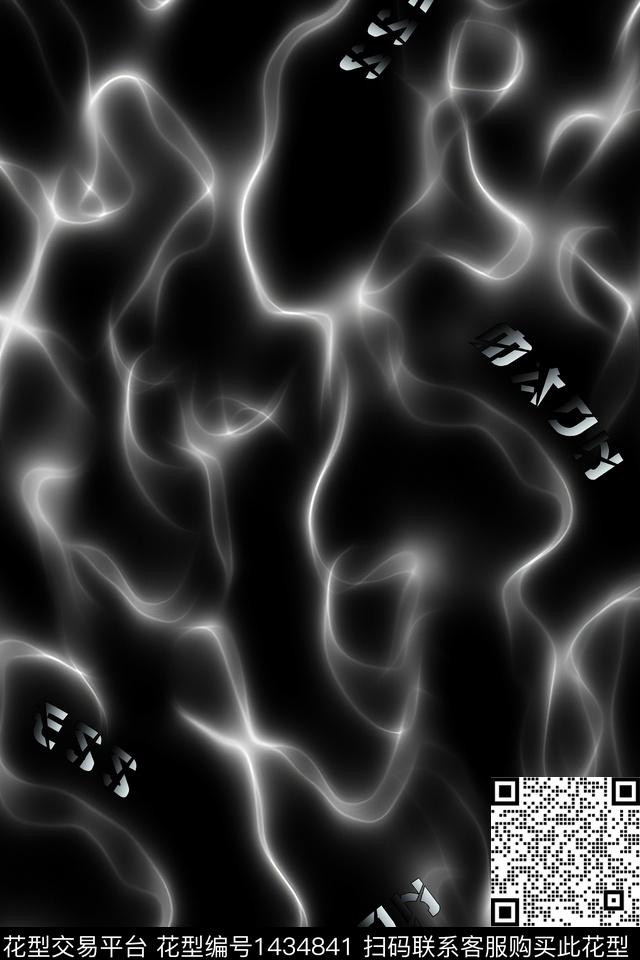 字母格子肌理数码印花华亿平台下载（图片编号: 1434841） - 瓦栏（Walan）