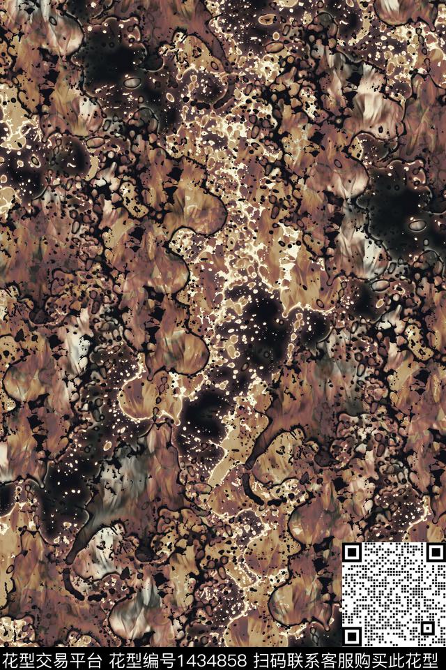 抽象男装户外家居服数码印花华亿平台下载（图片编号: 1434858） - 瓦栏（Walan）