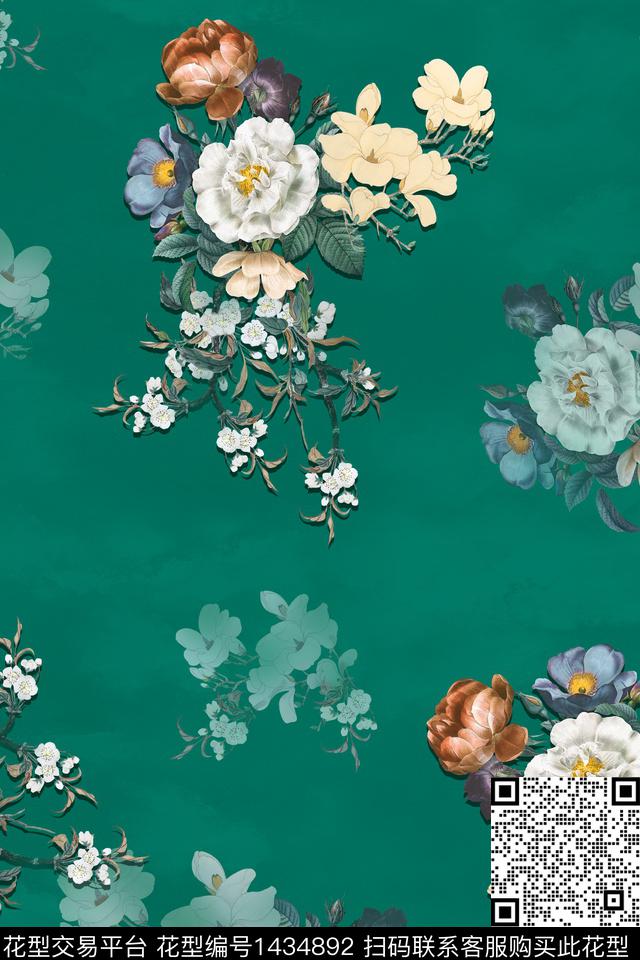 香云纱真丝中国风数码印花华亿平台下载（图片编号: 1434892） - 瓦栏（Walan）