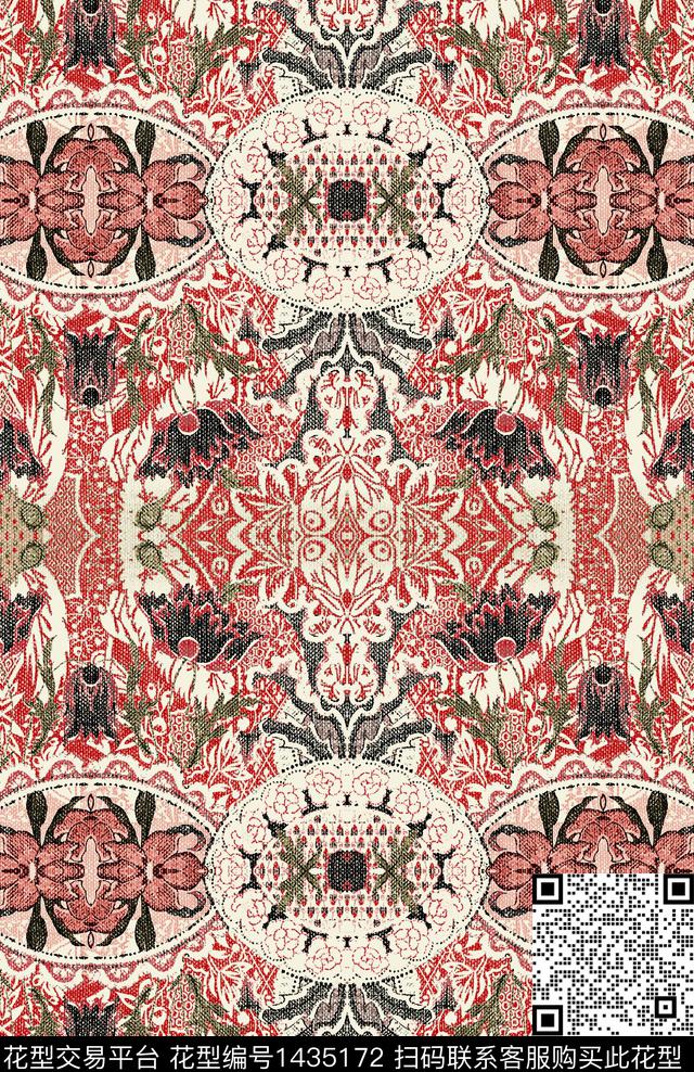 女装民族风绣花华亿平台数码印花华亿平台下载（图片编号: 1435172） - 瓦栏（Walan）