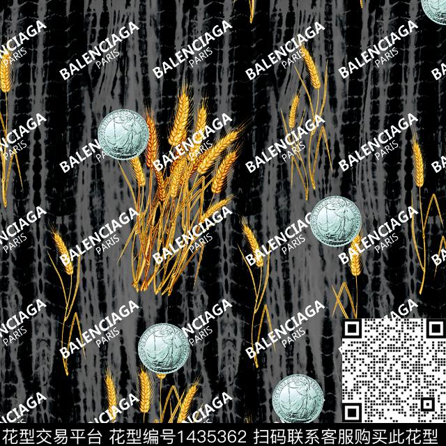 字母几何抽象男装数码印花华亿平台下载（图片编号: 1435362） - 瓦栏（Walan）