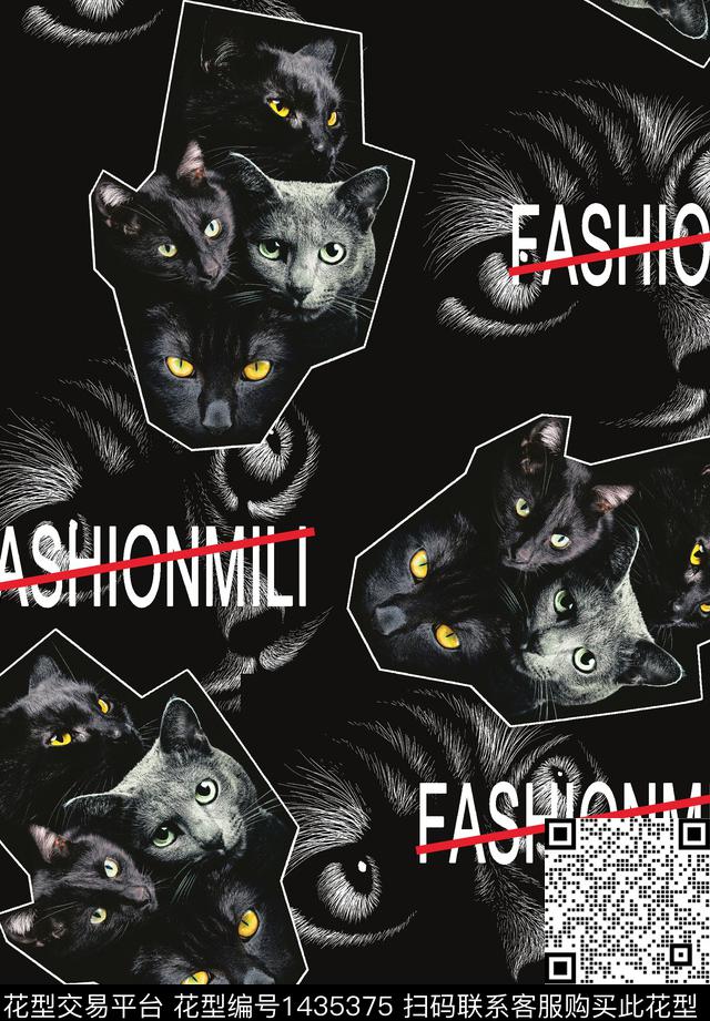 数码华亿平台猫数码印花华亿平台下载（图片编号: 1435375） - 瓦栏（Walan）