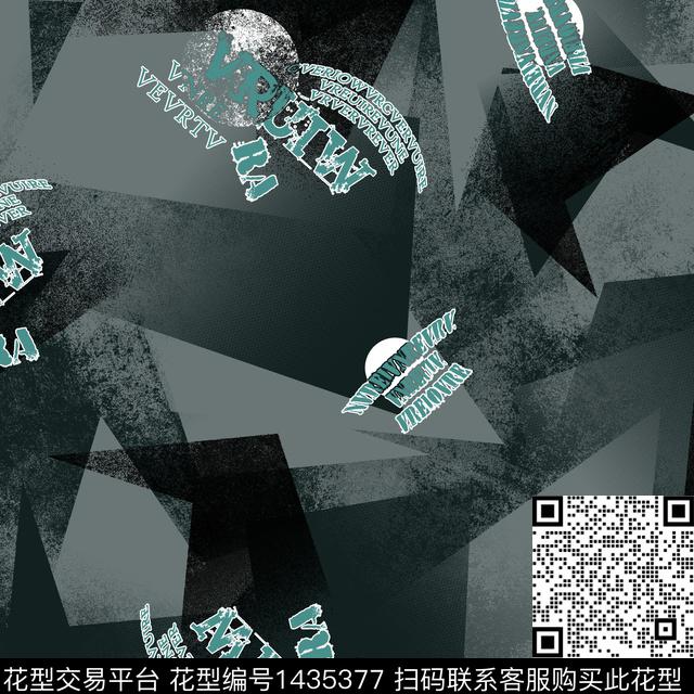 字母纸印花几何传统印花华亿平台下载（图片编号: 1435377） - 瓦栏（Walan）