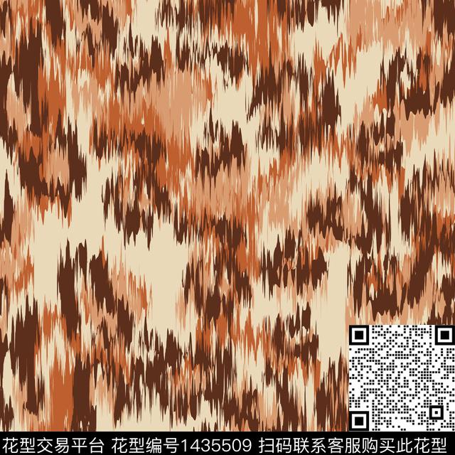 格子豹纹笔触传统印花华亿平台下载（图片编号: 1435509） - 瓦栏（Walan）