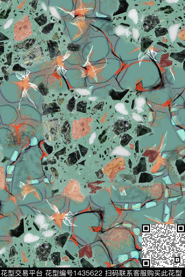 线条几何简约数码印花华亿平台下载（图片编号: 1435622） - 瓦栏（Walan）