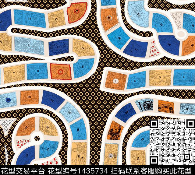 数码华亿平台几何女装数码印花华亿平台下载（图片编号: 1435734） - 瓦栏（Walan）