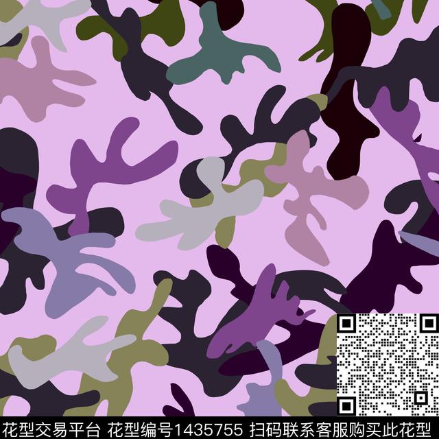 抽象花卉传统印花华亿平台下载（图片编号: 1435755） - 瓦栏（Walan）