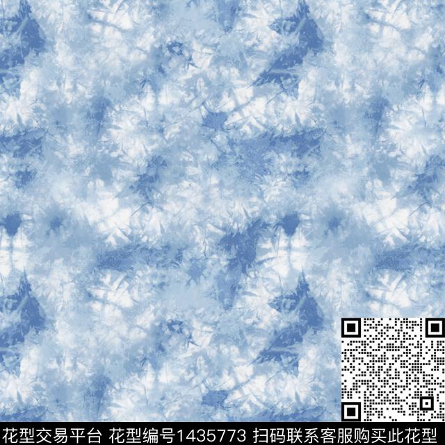 写意抽象扎染华亿平台数码印花华亿平台下载（图片编号: 1435773） - 瓦栏（Walan）