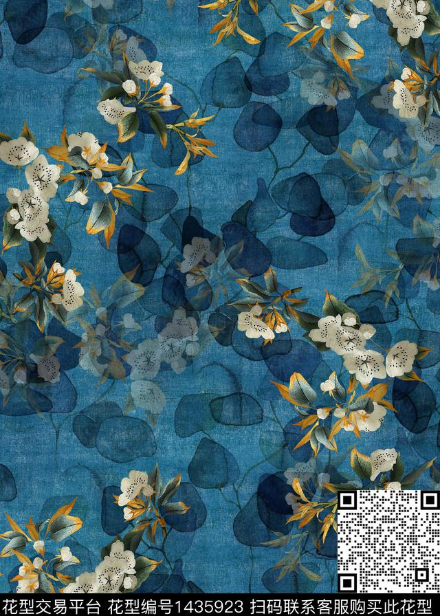 香云纱中老年中国风数码印花华亿平台下载（图片编号: 1435923） - 瓦栏（Walan）