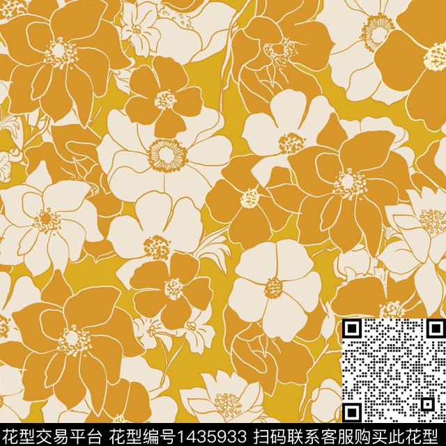 女装花卉小碎花数码印花华亿平台下载（图片编号: 1435933） - 瓦栏（Walan）