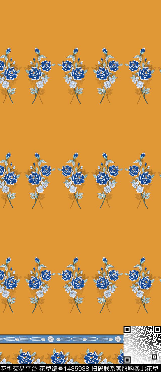 定位花女装花卉数码印花华亿平台下载（图片编号: 1435938） - 瓦栏（Walan）