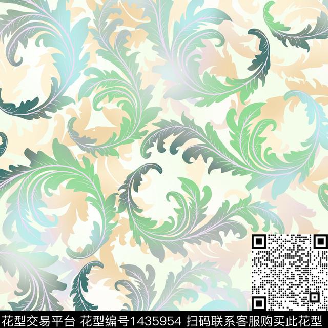 时尚真丝欧洲数码印花华亿平台下载（图片编号: 1435954） - 瓦栏（Walan）