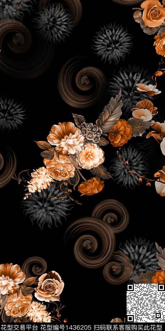 几何民族风雕印华亿平台数码印花华亿平台下载（图片编号: 1436205） - 瓦栏（Walan）