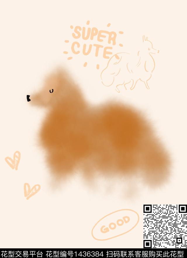 定位花可爱少女数码印花华亿平台下载（图片编号: 1436384） - 瓦栏（Walan）