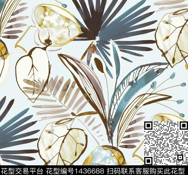 几何扎染华亿平台花卉传统印花华亿平台下载（图片编号: 1436688） - 瓦栏（Walan）