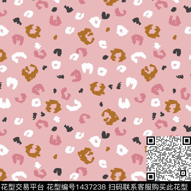 豹纹复古纹理传统印花华亿平台下载（图片编号: 1437238） - 瓦栏（Walan）