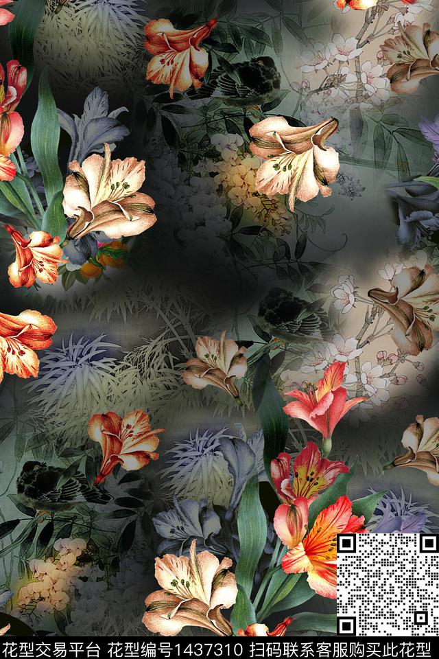 纸印花民族风包金华亿平台数码印花华亿平台下载（图片编号: 1437310） - 瓦栏（Walan）