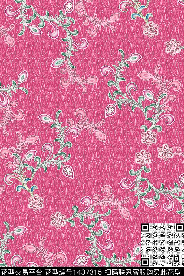 纸印花民族风包金华亿平台数码印花华亿平台下载（图片编号: 1437315） - 瓦栏（Walan）