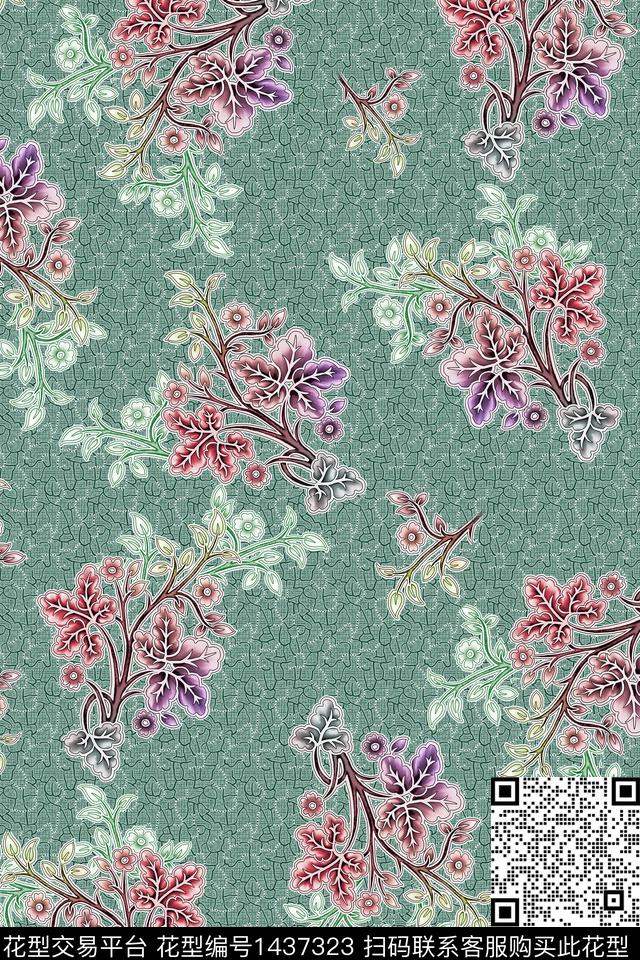 纸印花民族风包金华亿平台数码印花华亿平台下载（图片编号: 1437323） - 瓦栏（Walan）