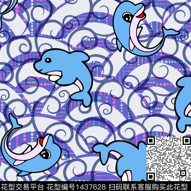 数码华亿平台动物可爱数码印花华亿平台下载（图片编号: 1437628） - 瓦栏（Walan）