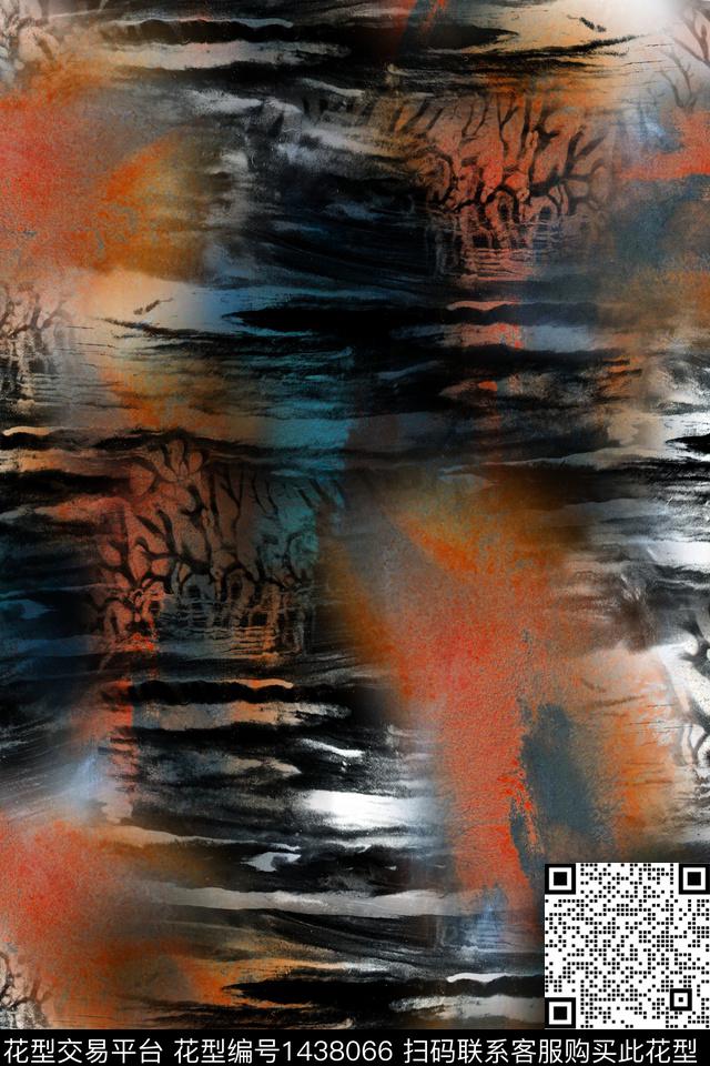 复古民族风大牌风数码印花华亿平台下载（图片编号: 1438066） - 瓦栏（Walan）