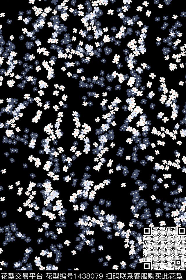 雪纺大牌风小清新传统印花华亿平台下载（图片编号: 1438079） - 瓦栏（Walan）