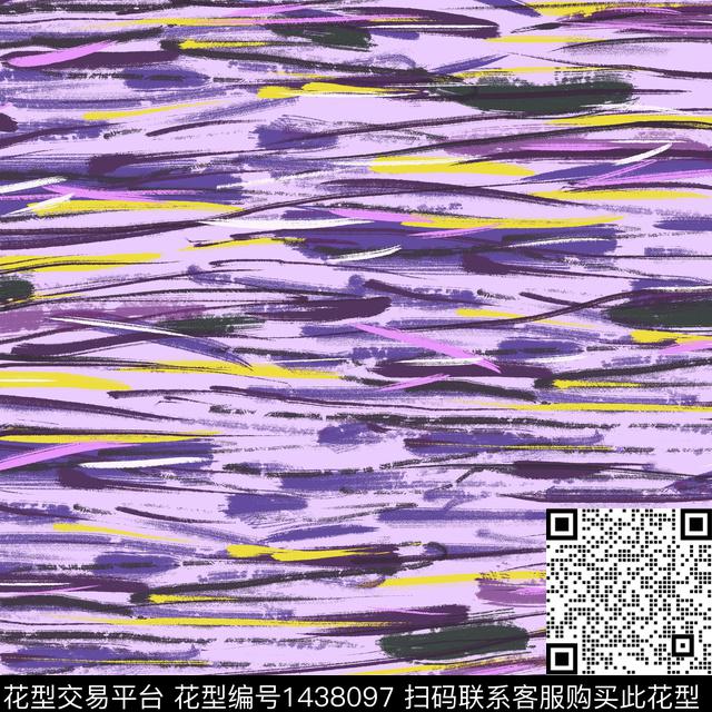 线条几何迷彩数码印花华亿平台下载（图片编号: 1438097） - 瓦栏（Walan）