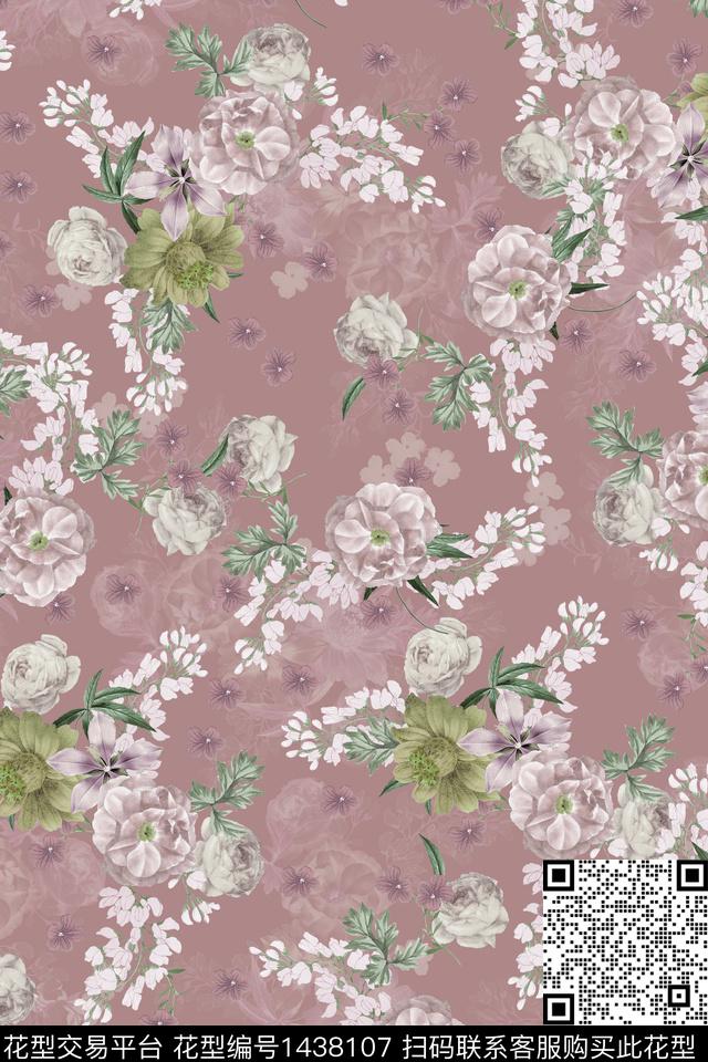 时尚复古民族风数码印花华亿平台下载（图片编号: 1438107） - 瓦栏（Walan）