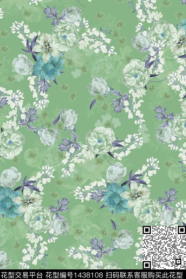 时尚复古民族风数码印花华亿平台下载（图片编号: 1438108） - 瓦栏（Walan）