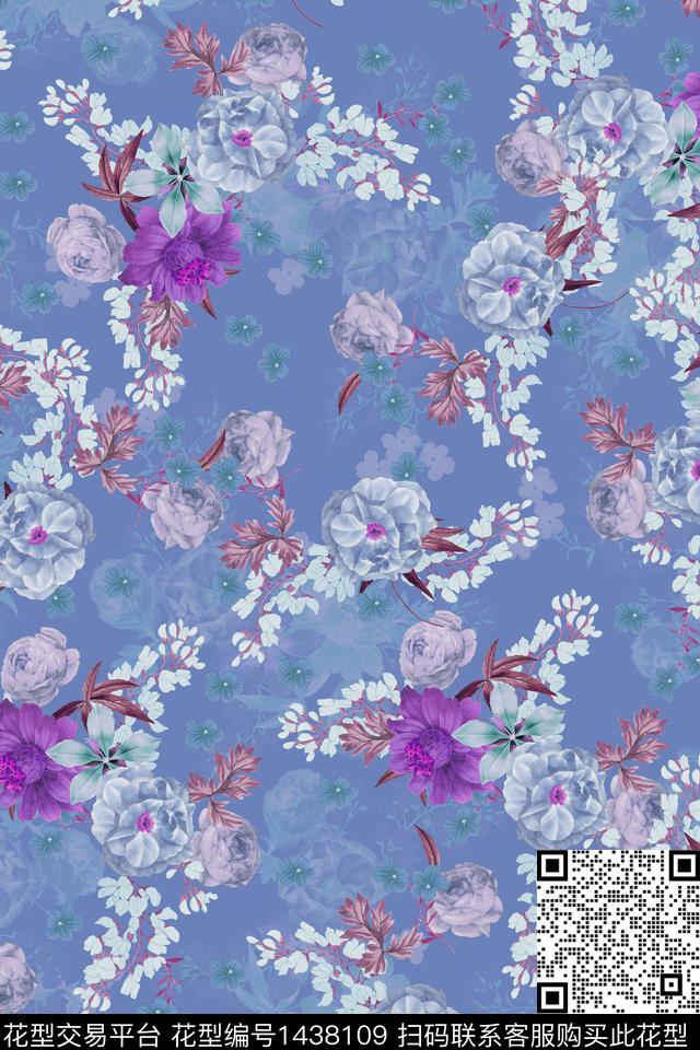 时尚复古民族风数码印花华亿平台下载（图片编号: 1438109） - 瓦栏（Walan）