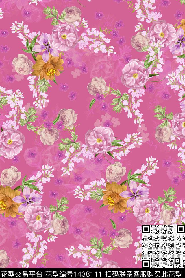 时尚复古民族风数码印花华亿平台下载（图片编号: 1438111） - 瓦栏（Walan）