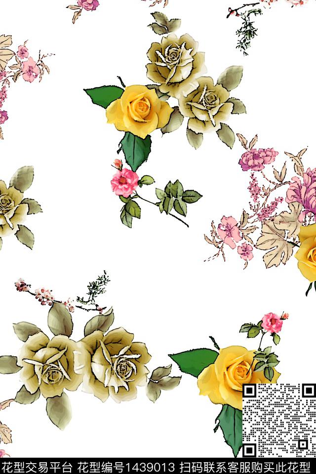 简约趋势华亿平台文艺数码印花华亿平台下载（图片编号: 1439013） - 瓦栏（Walan）