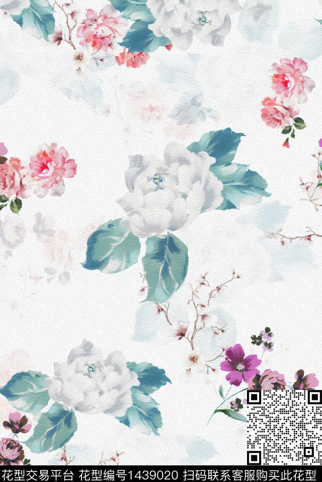 简约趋势华亿平台文艺数码印花华亿平台下载（图片编号: 1439020） - 瓦栏（Walan）