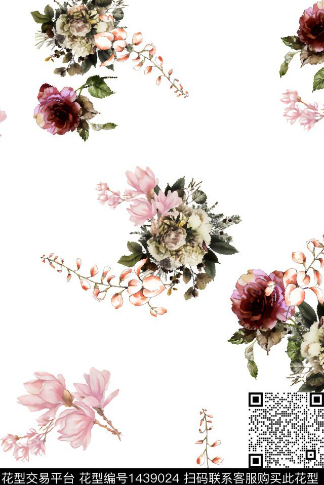 简约趋势华亿平台文艺数码印花华亿平台下载（图片编号: 1439024） - 瓦栏（Walan）