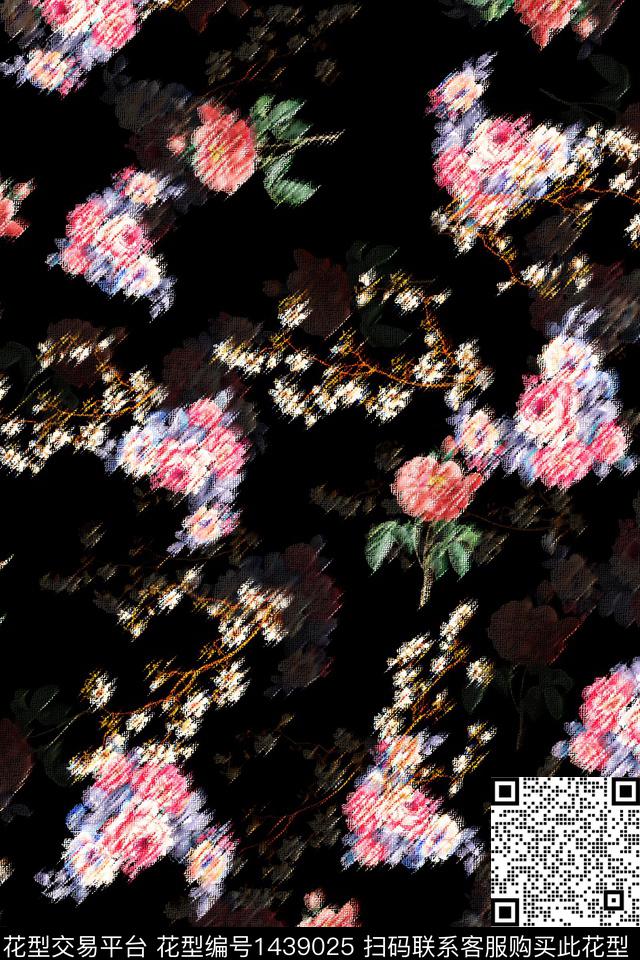 简约趋势华亿平台文艺数码印花华亿平台下载（图片编号: 1439025） - 瓦栏（Walan）