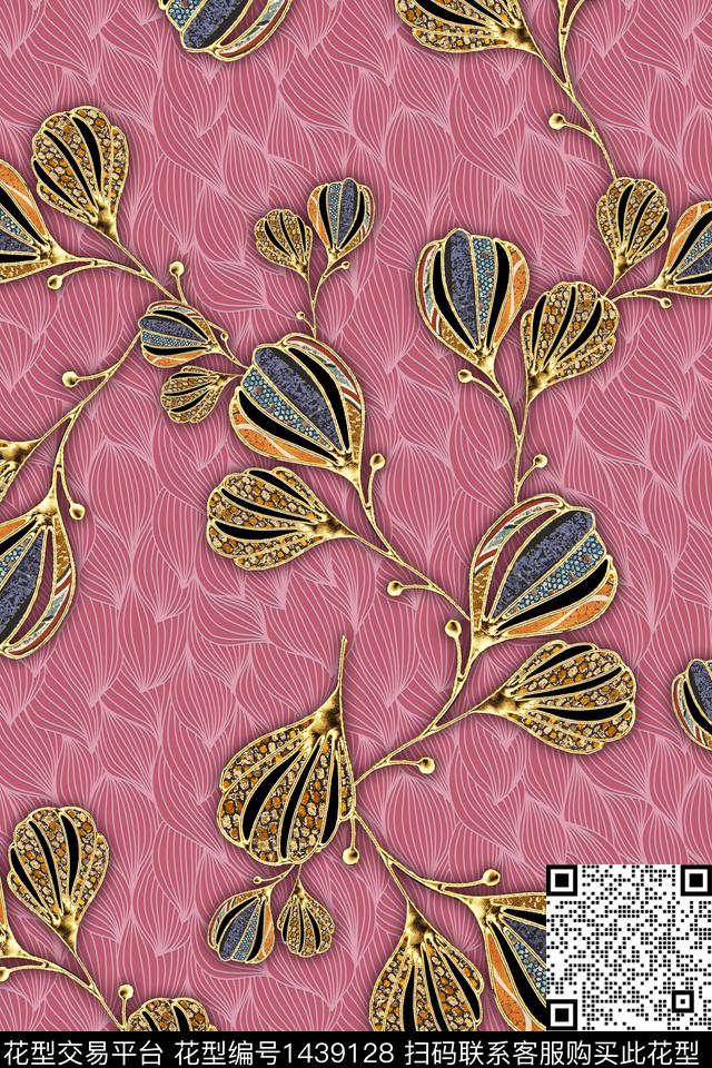 包金女装简易数码印花华亿平台下载（图片编号: 1439128） - 瓦栏（Walan）