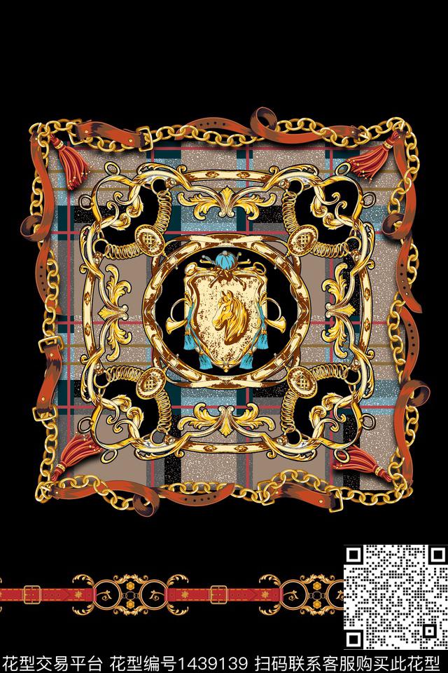 宫廷风男装马数码印花华亿平台下载（图片编号: 1439139） - 瓦栏（Walan）