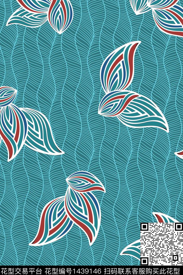 包金女装满版散花数码印花华亿平台下载（图片编号: 1439146） - 瓦栏（Walan）