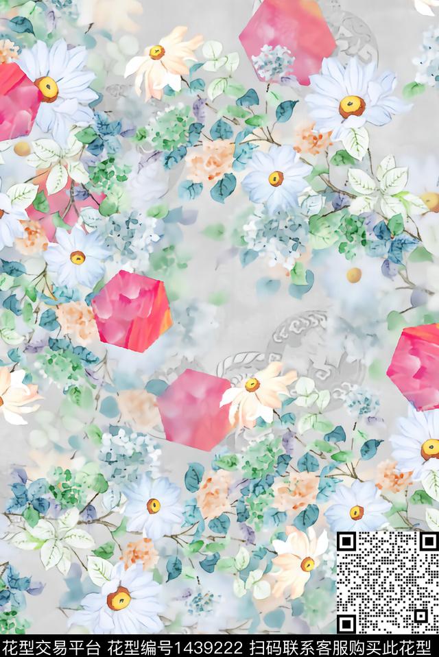 简约数码华亿平台格子数码印花华亿平台下载（图片编号: 1439222） - 瓦栏（Walan）